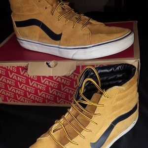 Honey Mustard Suede Vans